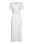 Orika Maxi Tee Dress Maksimekko Juhlamekko White Residus