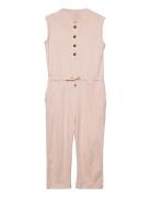 Rib Jersey Jumpsuit Jumpsuit Haalari Pink Copenhagen Colors