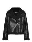 Cami Sherling Jacket Nahkatakki Black Gina Tricot