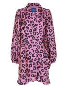 Lindacras Dress Lyhyt Mekko Pink Cras