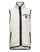 Jed Fleece Full Zip Kids Gilet Toppaliivi White Wood Wood