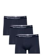 3-Pack Underwear - Gots/Vegan Bokserit Navy Knowledge Cotton Apparel