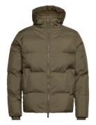 Slhdavid Short Puffer Jacket Ex Vuorillinen Takki Topattu Takki Khaki ...