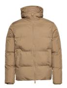 Slhdavid Short Puffer Jacket Ex Vuorillinen Takki Topattu Takki Brown ...