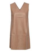 Ingeborg Dress Lyhyt Mekko Beige Noella