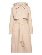 Coat Not Wool Ohut Pitkä Takki Beige Gerry Weber Edition