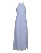 Vimilina S/L Maxi Dress/Su - Noos Maksimekko Juhlamekko Blue Vila