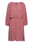 D1. Boatneck Dress Lyhyt Mekko Pink GANT