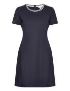 Punto Mini Vis Dress Ss Lyhyt Mekko Navy Tommy Hilfiger