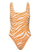 Zecora Ella Swimsuit Uimapuku Uima-asut Orange Becksöndergaard