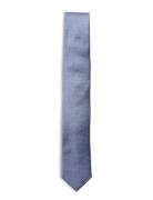 Slim Tie Solmio Kravatti Blue Amanda Christensen