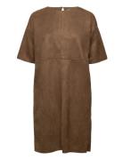 Kadoria Dress Lyhyt Mekko Brown Kaffe