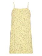 Light Jacquard Mini Dress Lyhyt Mekko Yellow ROTATE Birger Christensen