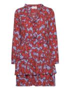 Dress Junie Lyhyt Mekko Multi/patterned Lindex