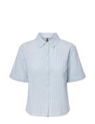 Pclorna Ss Shirt Bc Toppi Blue Pieces