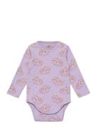 Sggalileo Hedgehog Ls Body Bodies Long-sleeved Purple Soft Gallery