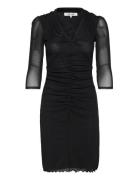 Dvf Elena Dress Lyhyt Mekko Black Diane Von Furstenberg