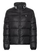 Fitted Lw Padded Jacket Vuorillinen Takki Topattu Takki Black Calvin K...