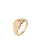 Wave Ring Sormus Korut Gold Maria Black