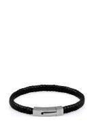 Leather Bracelet Singel Rannekoru Korut Black Edd.