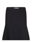 Doddiekb Knit Skirt Lyhyt Hame Black Karen By Simonsen