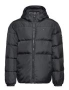 Essential Down Jacket Toppatakki Black Tommy Hilfiger