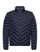 Light Weight Jacket Vuorillinen Takki Topattu Takki Navy Tom Tailor