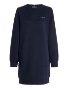 1985 Mini Corplogo C-Nk Drs Ls Lyhyt Mekko Navy Tommy Hilfiger