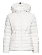 Feminine Lw Down Jacket Vuorillinen Takki Topattu Takki White Tommy Hi...