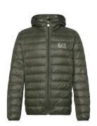 Outerwear Vuorillinen Takki Topattu Takki Green EA7