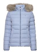 Tjw Basic Hooded Down Jacket Vuorillinen Takki Topattu Takki Blue Tomm...