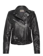 Rachel Leather Biker Nahkatakki Black Jofama