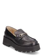 Slfcora Horsebit Polido Loafer B Loaferit Matalat Kengät Black Selecte...