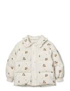 Anem Down Puffer Jacket Toppatakki White Liewood