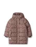 Puffer Coat Yrsa Toppatakki Purple Wheat