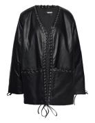 Faded Over D Jacket Nahkatakki Black ROTATE Birger Christensen