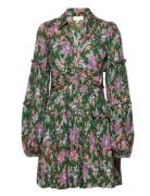 Boho Shirt Dress Lyhyt Mekko Green By Ti Mo