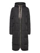 Long Puffer Jacket Topattu Pitkä Takki Black Coster Copenhagen