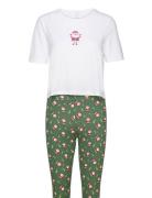 Onlliga X-Mas Nightwear Set Pyjama White ONLY