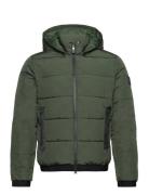 Outerwear Vuorillinen Takki Topattu Takki Khaki Green EA7