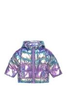 Nmfmolina Puffer Jacket Fle Shiny Toppatakki Purple Name It