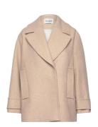 Pea Coat Villakangastakki Beige IVY OAK