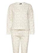 Pcxmas Chilli Sweat Set Bc Pyjama Beige Pieces