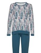 Bamboo Long Sleeve Pyjamas Pyjama Blue Lady Avenue