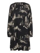 Cunelly Short Dress Lyhyt Mekko Black Culture