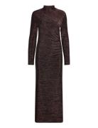 Jafariw Wrap Dress Maksimekko Juhlamekko Brown InWear