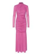 Adiagz Ls Long Dress Maksimekko Juhlamekko Pink Gestuz