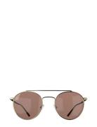 Lori Gold Brown Pilottilasit Aurinkolasit Gold Corlin Eyewear