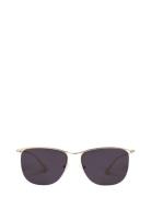 Belmondo Gold Black Neliönmuotoiset Aurinkolasit Gold Corlin Eyewear