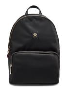 Poppy Th Backpack Reppu Laukku Black Tommy Hilfiger